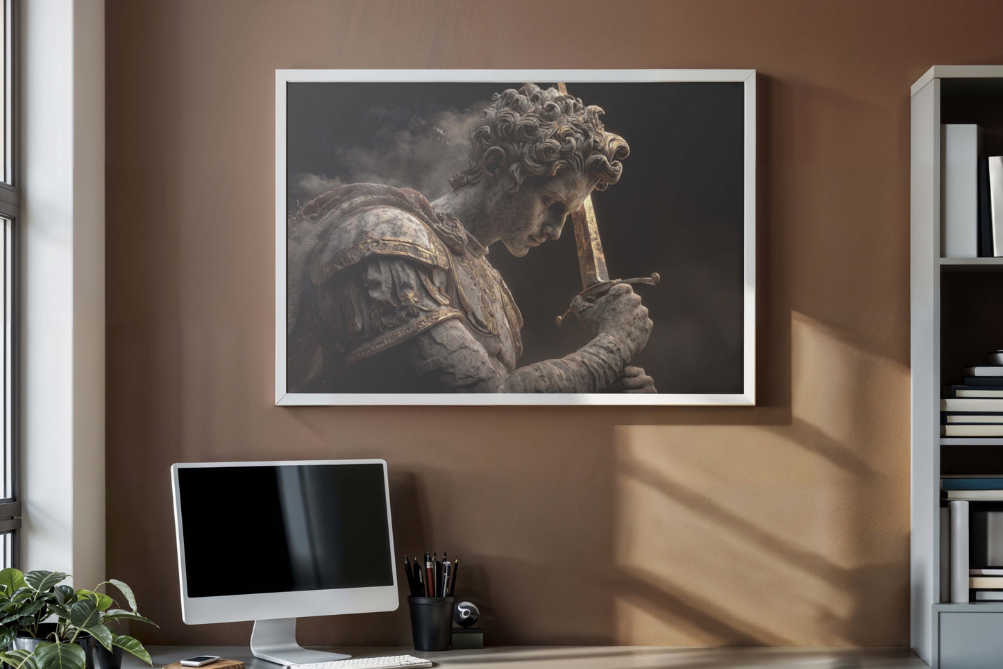 Eternal Warrior – Neo-Classical Fantasy Realism Wall Art | Digital Download Print
