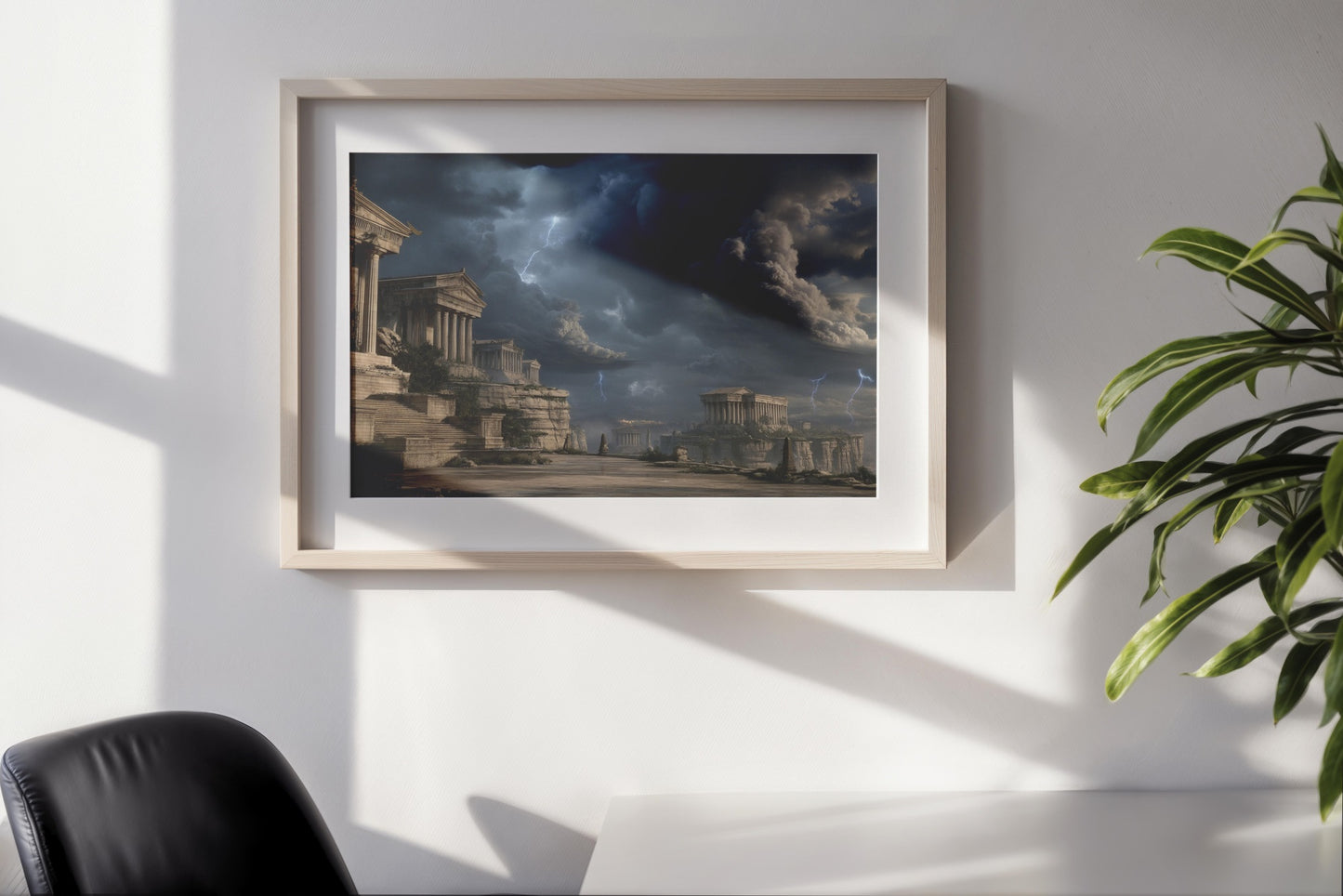 Echoes of Olympus – Epic Romantic Realism Digital Wall Art | Ancient Civilization Fantasy Landscape Download