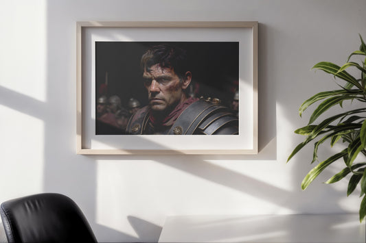 Eternal Resolve – Cinematic Historical Realism Digital Art Download