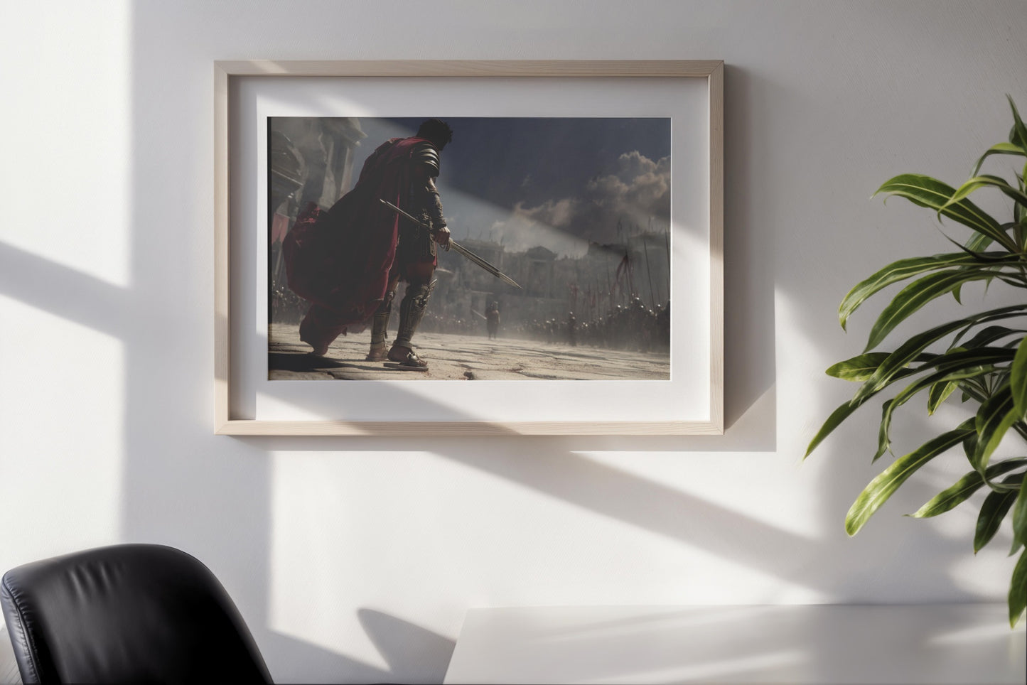 Epic Roman Gladiator – Digital Download Wall Art | Historical Realism Painting
