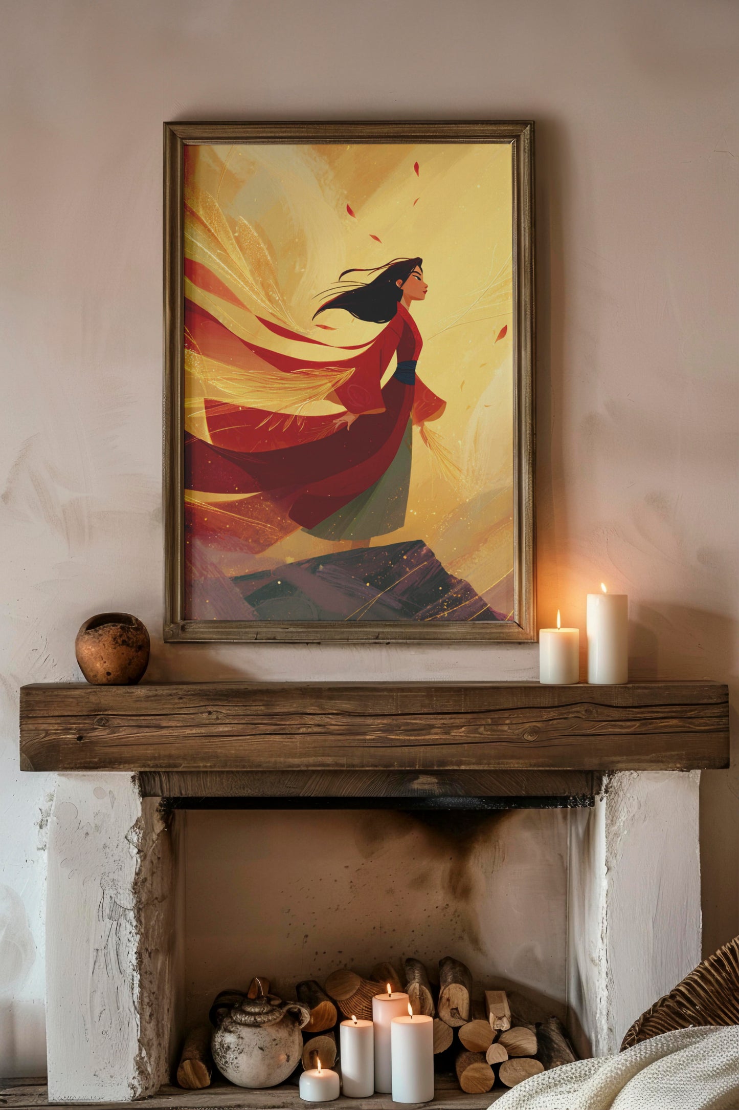 Wind of Destiny – Bold AI Fantasy Wall Art | Heroic Digital Illustration | Instant Download
