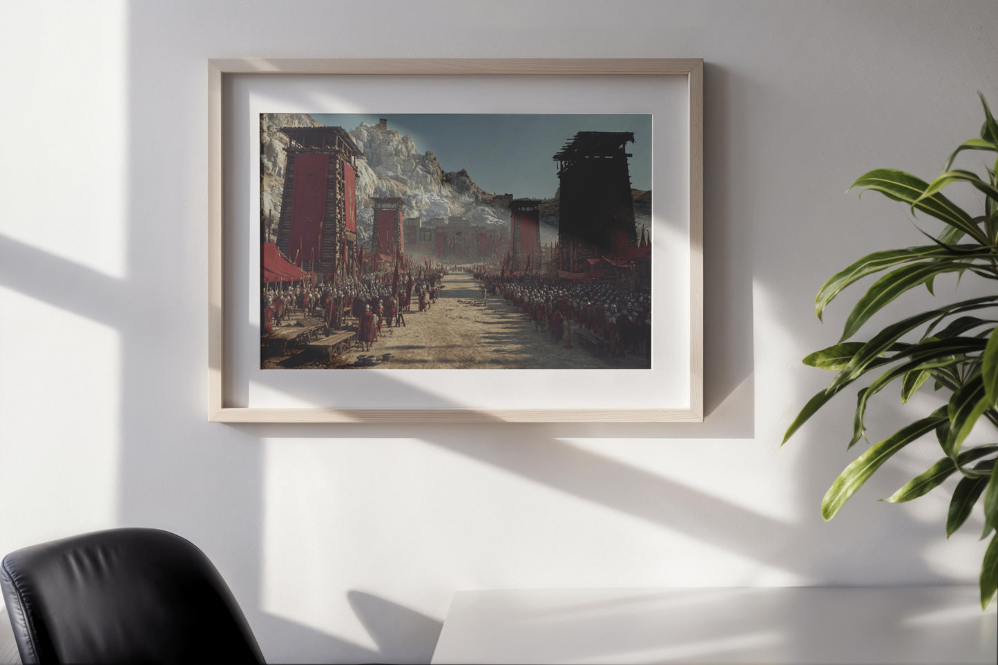 Epic Roman Siege – Historical Realism Digital Wall Art | Ancient Army
