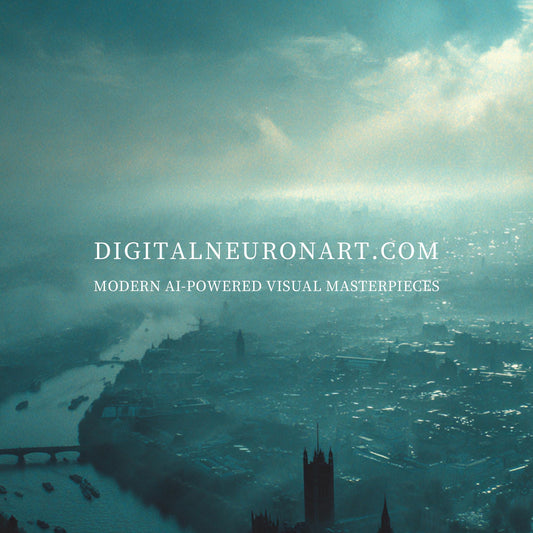 Eclipsed City — Cinematic Foggy London Skyline