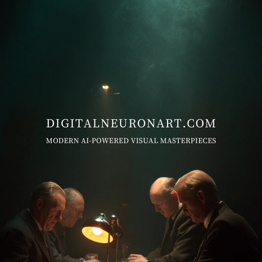 Silence Before the Decision — Cinematic Neo-Noir Political Scene