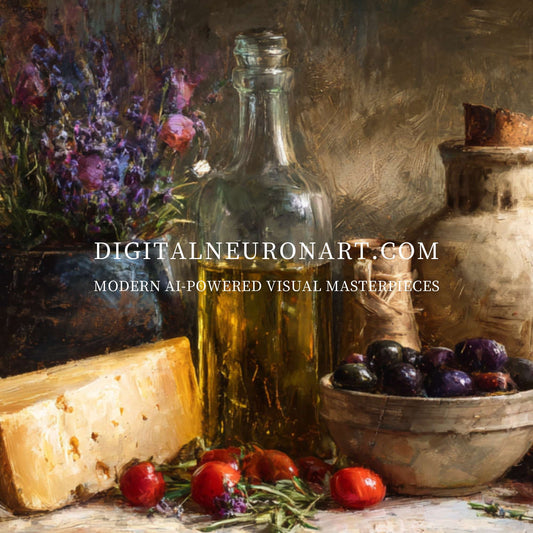 Rustic Still Life – Digital Download Vintage Art Print | High-Resolution Printable Wall Art