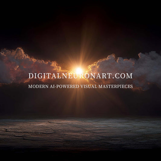 Breaking Dawn – Digital Realism Atmospheric Landscape | Sunrise Wall Art Digital Download