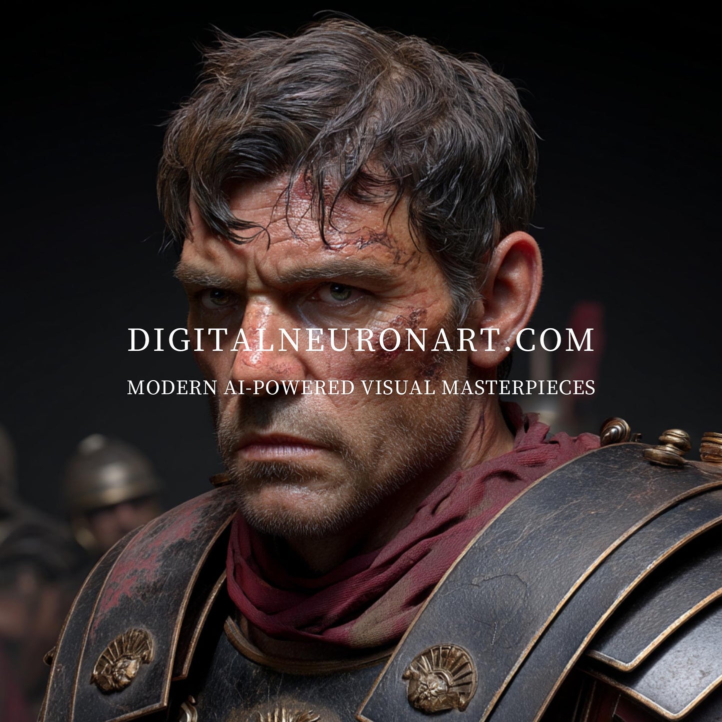 Eternal Resolve – Cinematic Historical Realism Digital Art Download