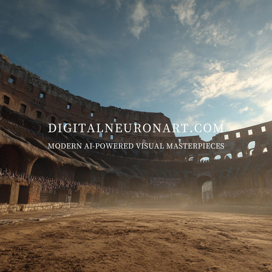 Colosseum at Dawn – Historical Realism Digital Wall Art | Ancient Rome Digital Download