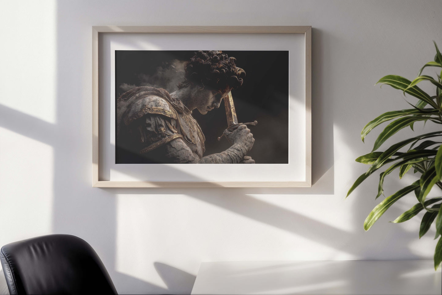 Eternal Warrior – Neo-Classical Fantasy Realism Wall Art | Digital Download Print
