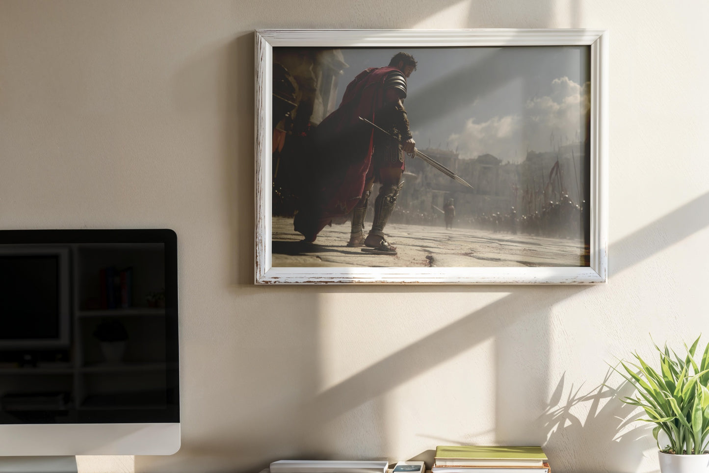Epic Roman Gladiator – Digital Download Wall Art | Historical Realism Painting