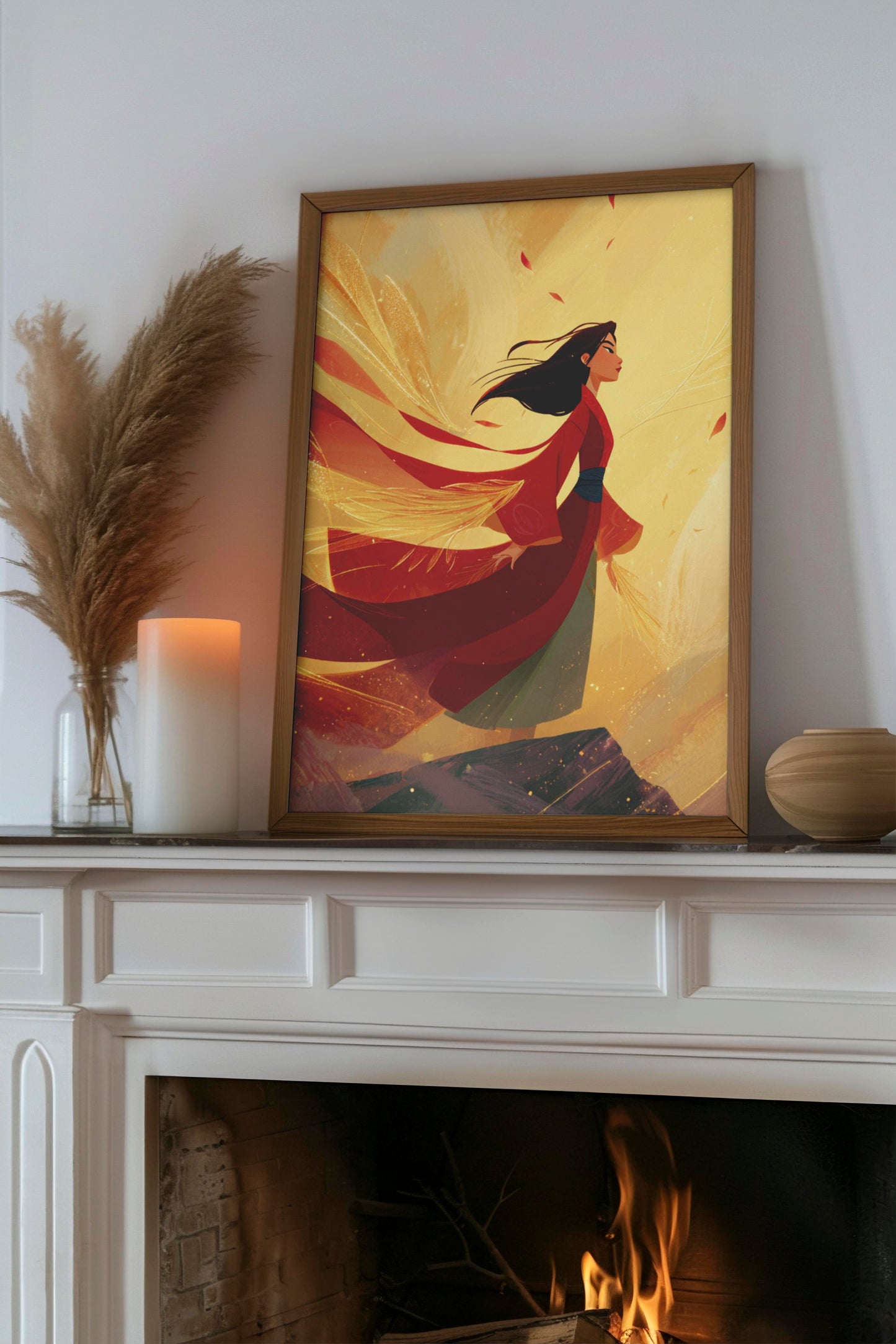 Wind of Destiny – Bold AI Fantasy Wall Art | Heroic Digital Illustration | Instant Download