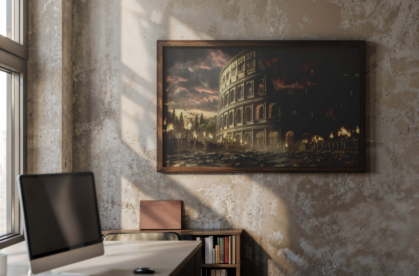 Eternal Colosseum – Epic Ancient Rome Digital Wall Art | Historical Roman Architecture Painting | Cinematic Digital Download for Home & Office Decor