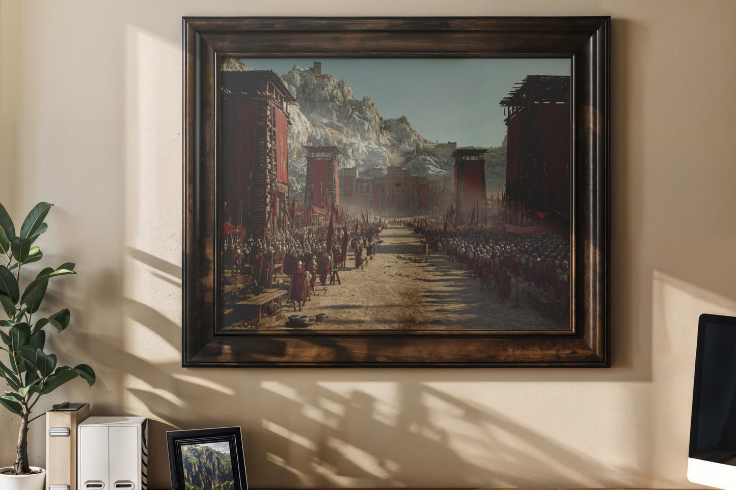 Epic Roman Siege – Historical Realism Digital Wall Art | Ancient Army