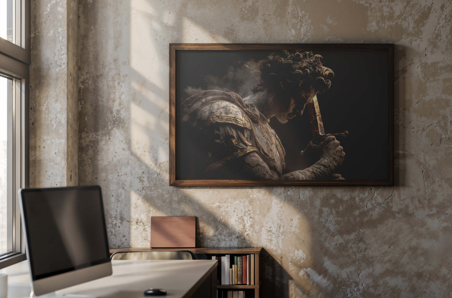 Eternal Warrior – Neo-Classical Fantasy Realism Wall Art | Digital Download Print