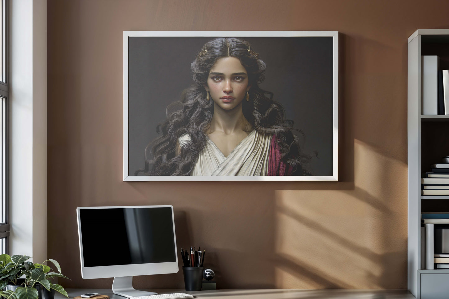 The Silent Muse – AI-Generated Digital Download Wall Art