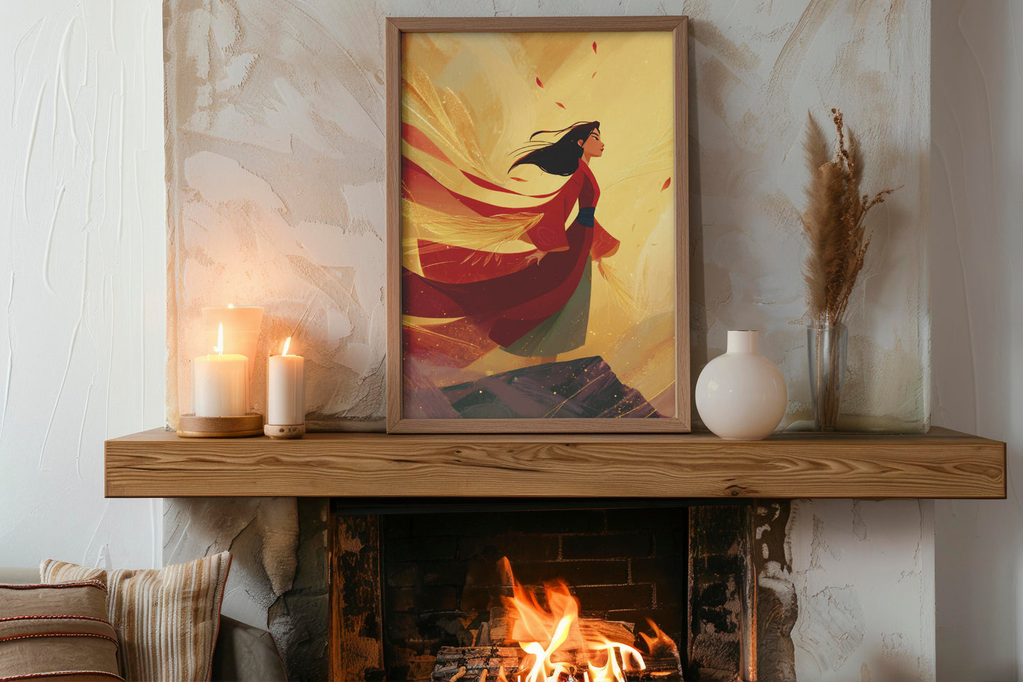 Wind of Destiny – Bold AI Fantasy Wall Art | Heroic Digital Illustration | Instant Download