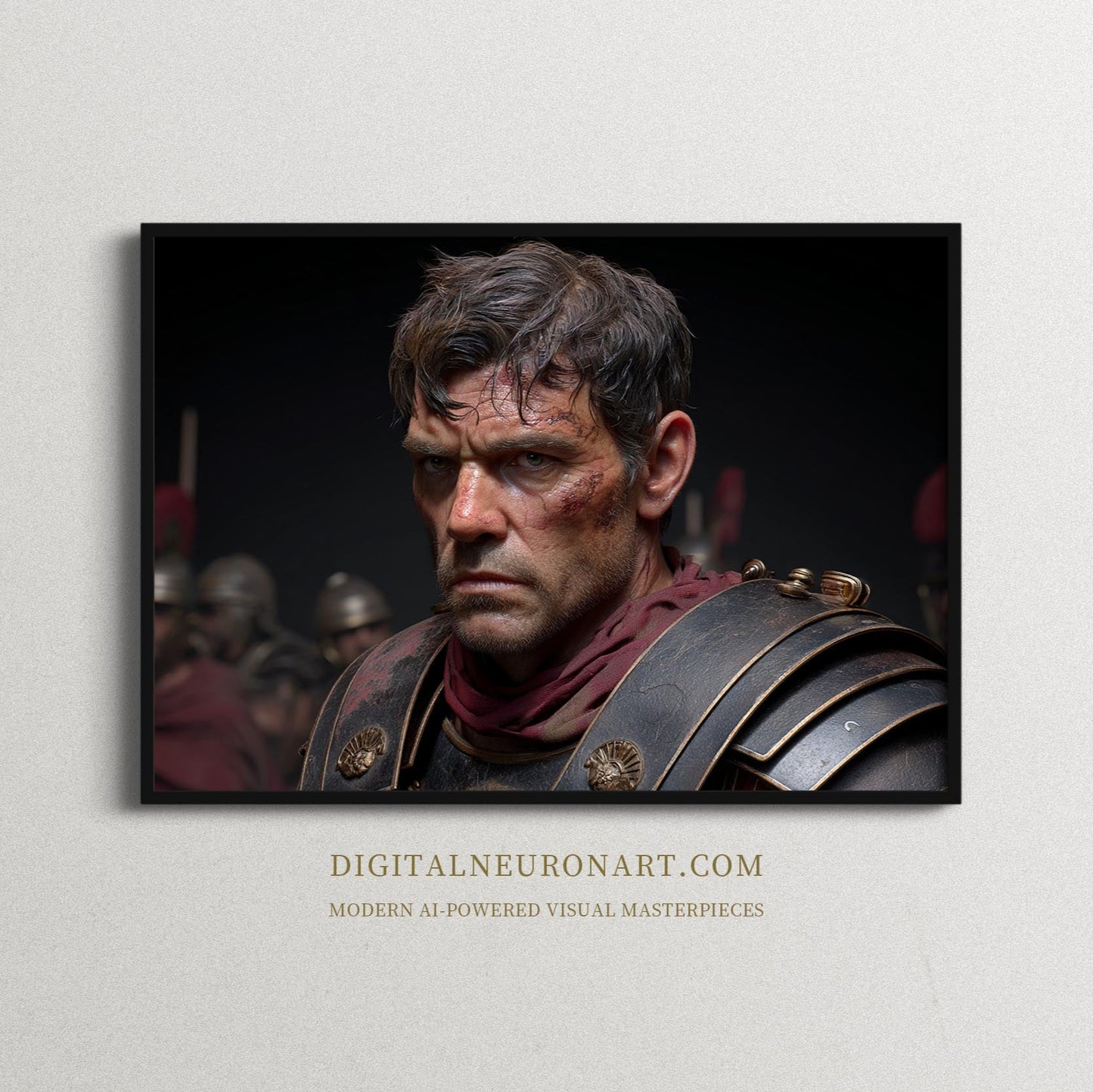 Eternal Resolve – Cinematic Historical Realism Digital Art Download