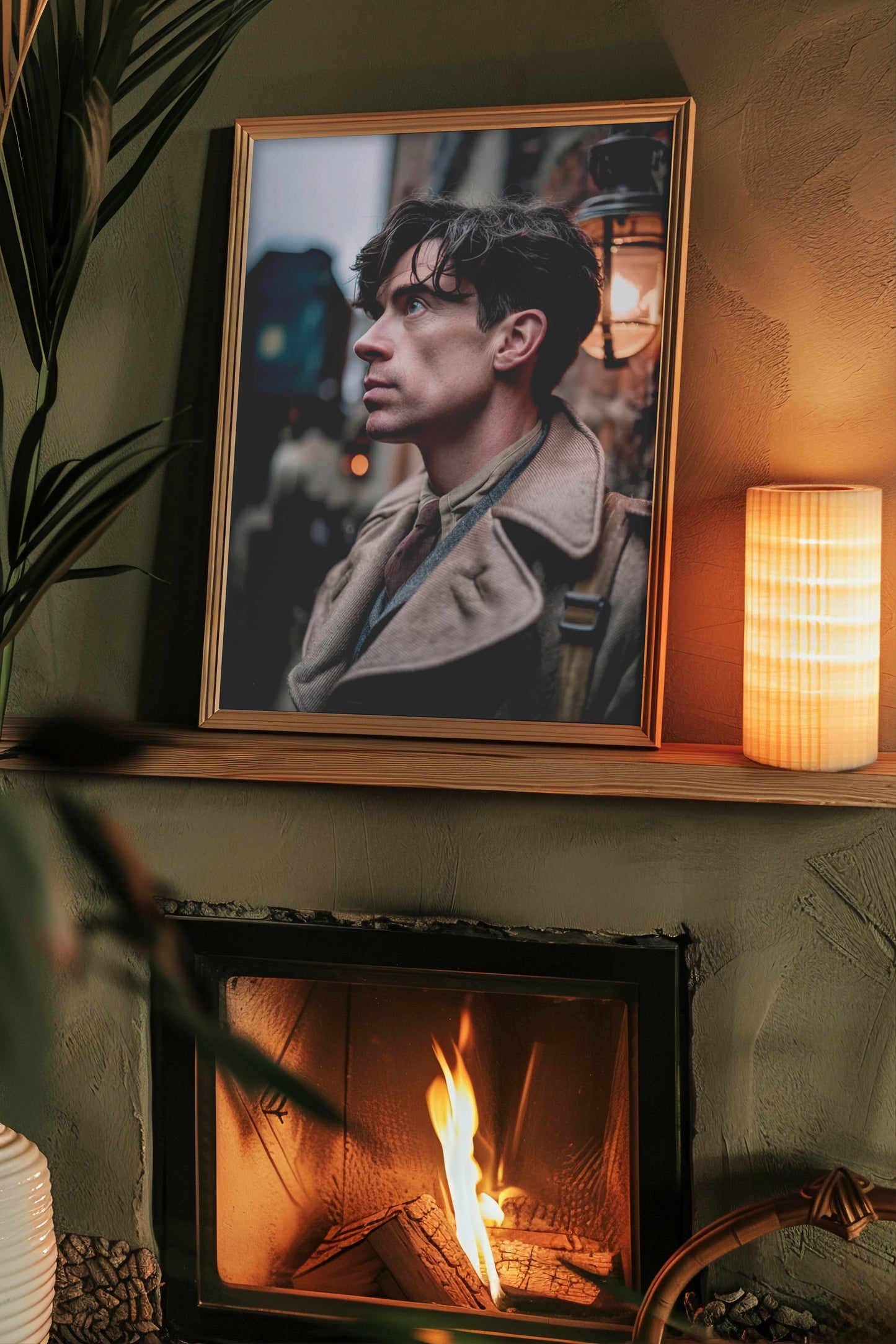 Silent Resolve – Cinematic Vintage Portrait Art | Digital Download