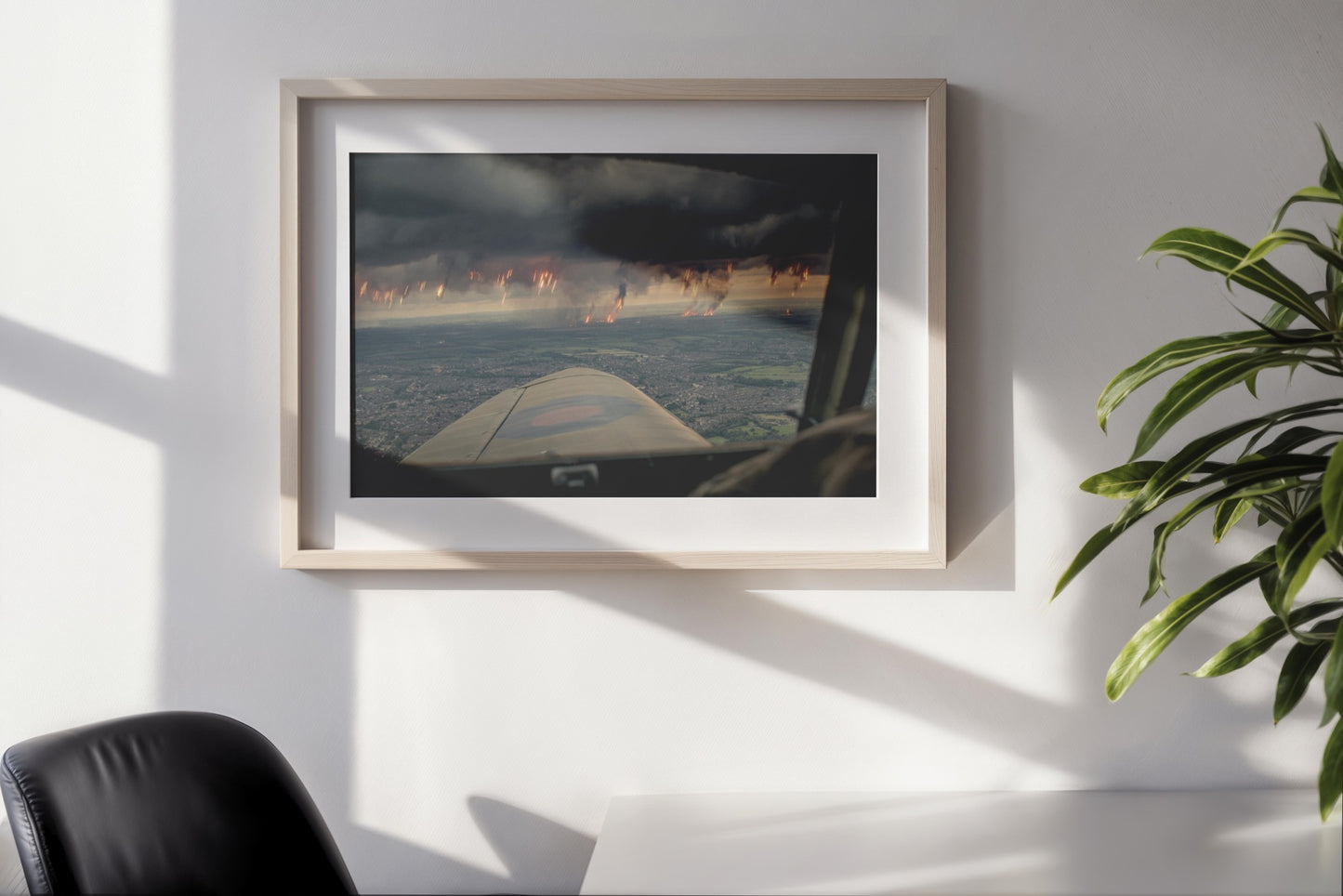 Storm Over the Battlefield – Cinematic War Aerial Art | Digital Download