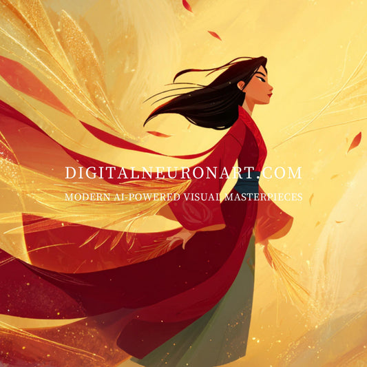 Wind of Destiny – Bold AI Fantasy Wall Art | Heroic Digital Illustration | Instant Download