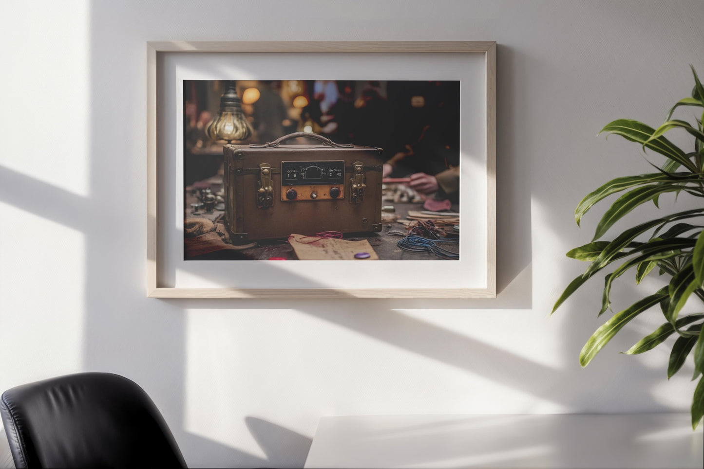 The Forgotten Transmitter – Steampunk Vintage Radio Art | Cinematic Industrial Digital Download