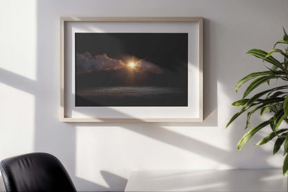 Breaking Dawn – Digital Realism Atmospheric Landscape | Sunrise Wall Art Digital Download