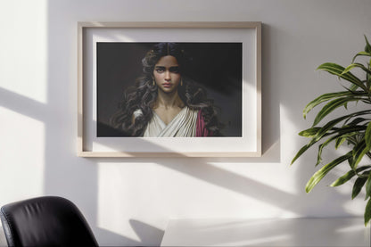 The Silent Muse – AI-Generated Digital Download Wall Art
