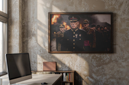 March of Command – Cinematic War Commander Art | Digital Download