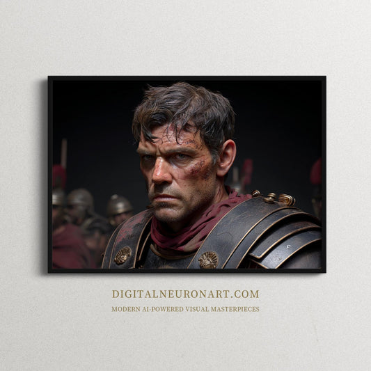 Eternal Resolve – Cinematic Historical Realism Digital Art Download