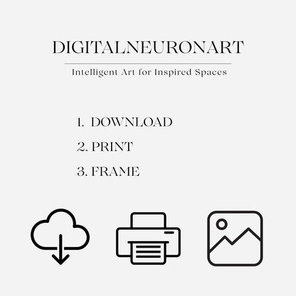 Midnight Walk - Digital Art Prints | Printable Wall Art | AI-Generated Art